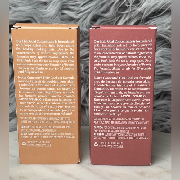 NIB Function of Beauty Hair Goal Concentrate Bundle Lot of x2 - Picture 2 of 6